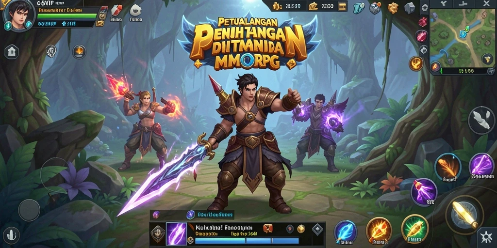 Tampilan utama gameplay 6SVIP dalam dunia MMORPG yang dinamis.