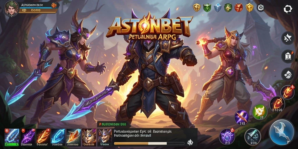 Screenshot gameplay ASTONBET menampilkan aksi pertarungan menegangkan.