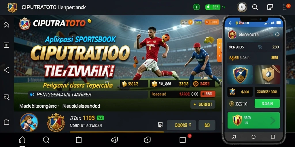 Tampilan antarmuka aplikasi CIPUTRATOTO yang sederhana dan mudah dipahami.