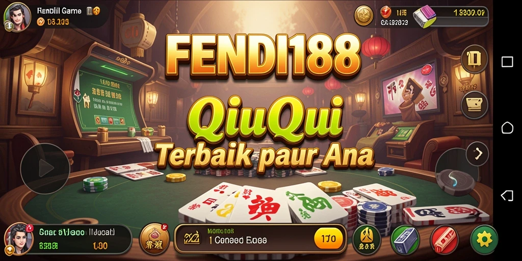 Screenshot gameplay menarik dari FENDI188 yang menunjukkan sesi permainan QiuQiu.