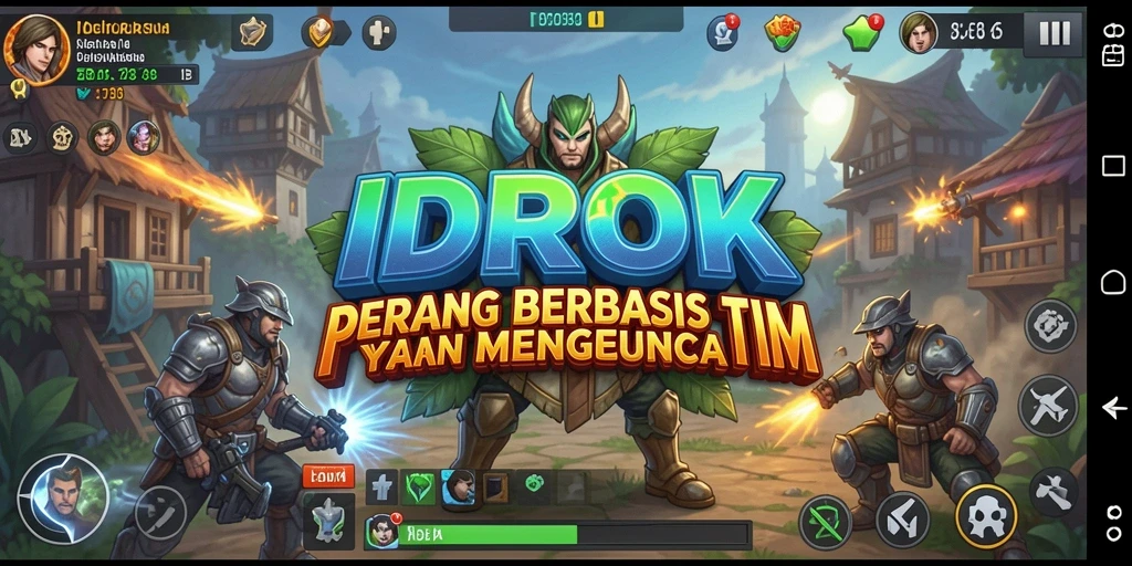 Screenshot gameplay IDROK menampilkan aksi menegangkan dalam pertempuran FPS.