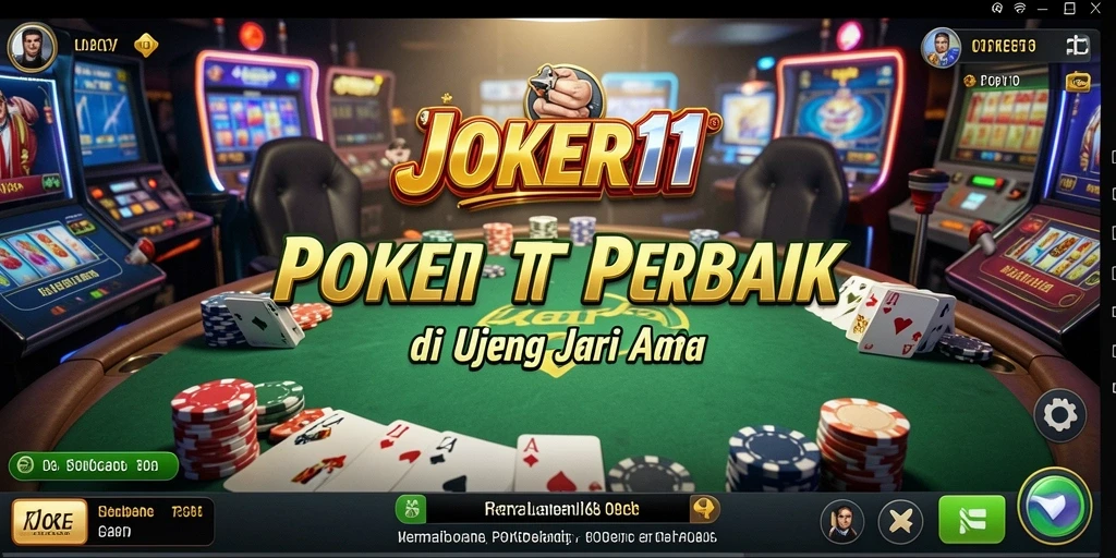 Gameplay seru JOKER11 dalam pertandingan Poker.