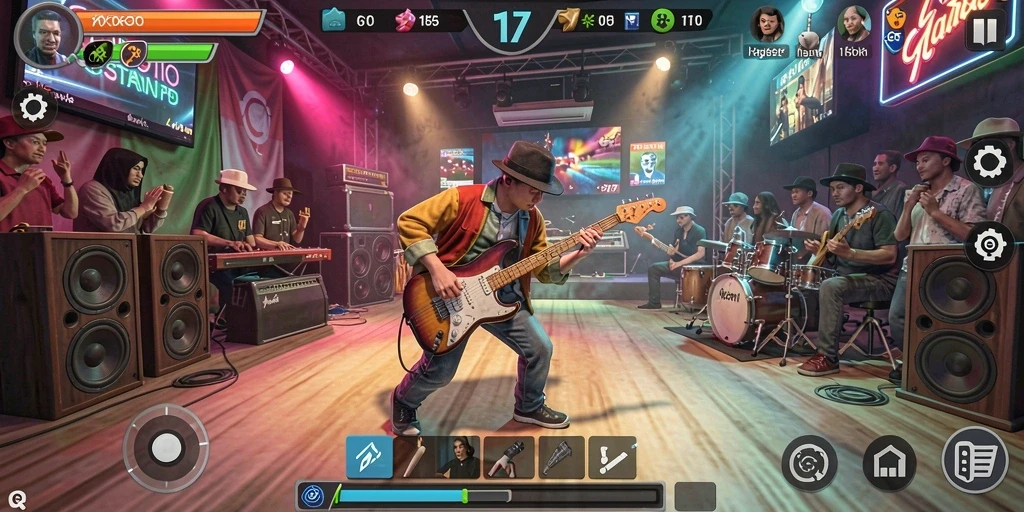 Tampilan gameplay KOSTOTO yang seru dan interaktif.