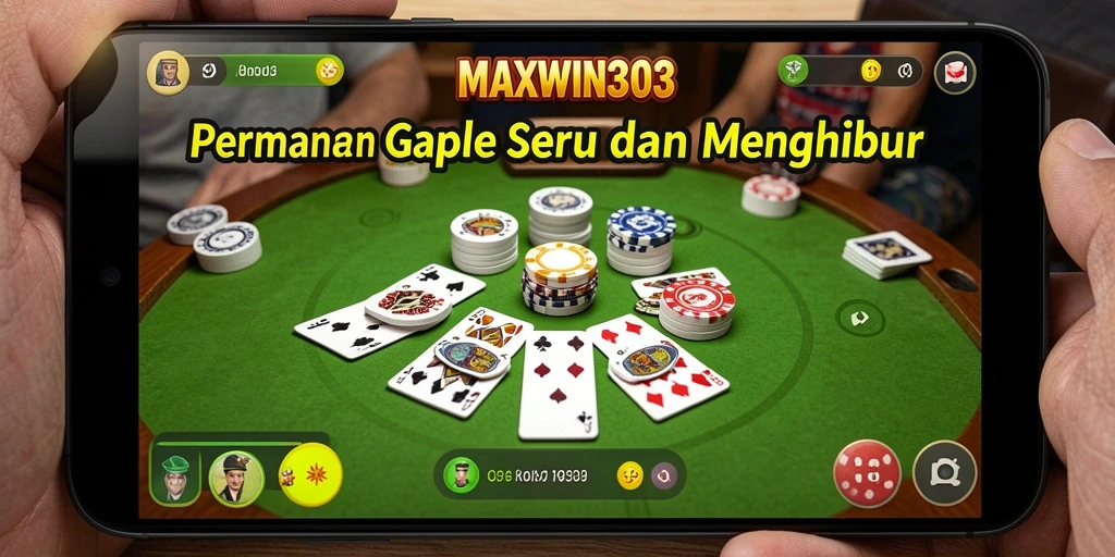 Gameplay seru MAXWIN303 yang penuh strategi Gaple.