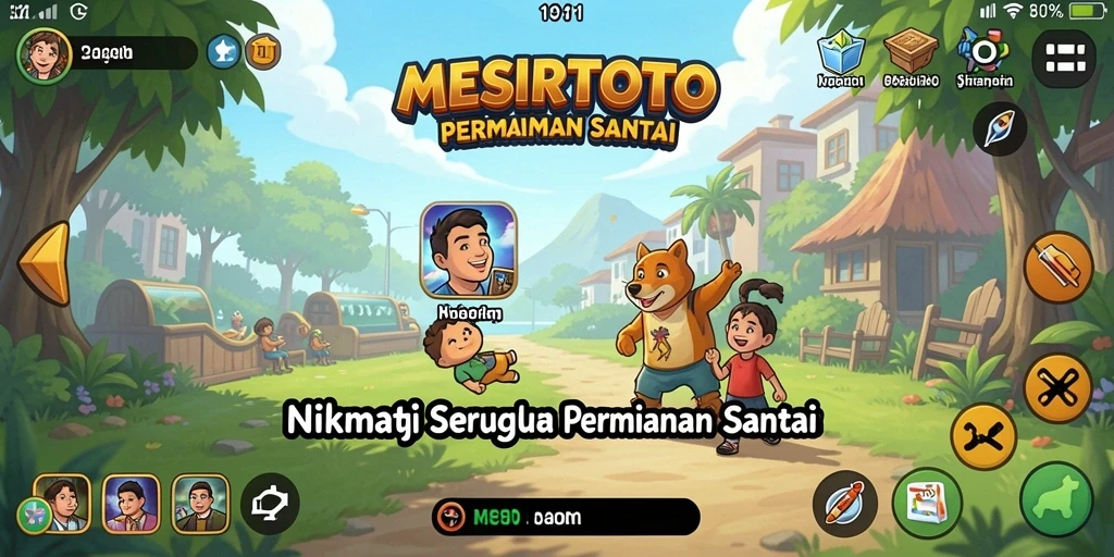 Tampilan gameplay seru dan menarik dari MESIRTOTO.