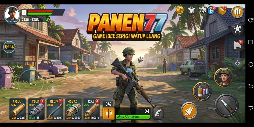 Tampilan gameplay menarik dan interaktif pada PANEN77.