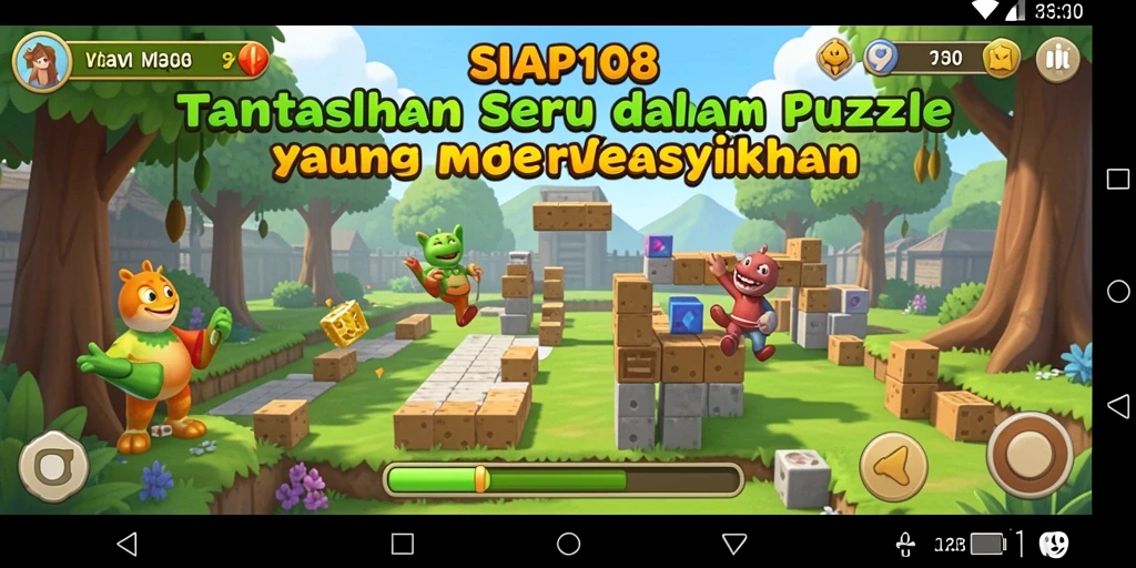 Tampilan gameplay SIAP108 yang menarik dengan tantangan puzzle yang bervariasi.