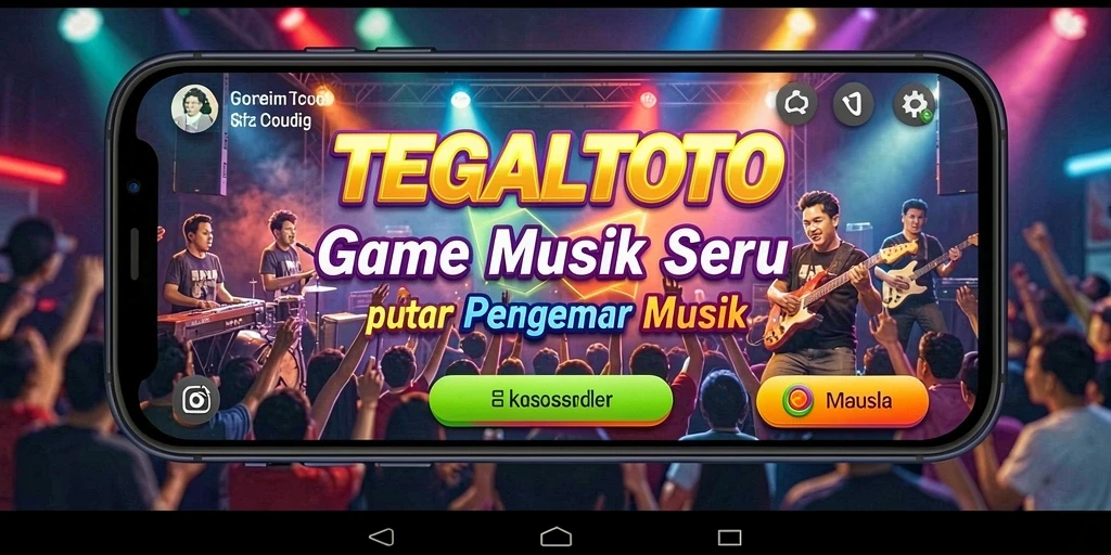 Tampilan gameplay TEGALTOTO yang menarik dengan musik yang menghibur.
